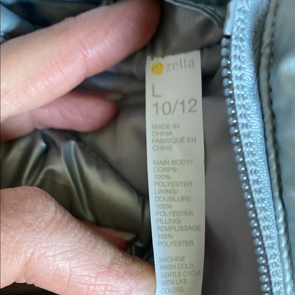 Zella Silver Quilted Puffer Vest - Picture 4 of 9